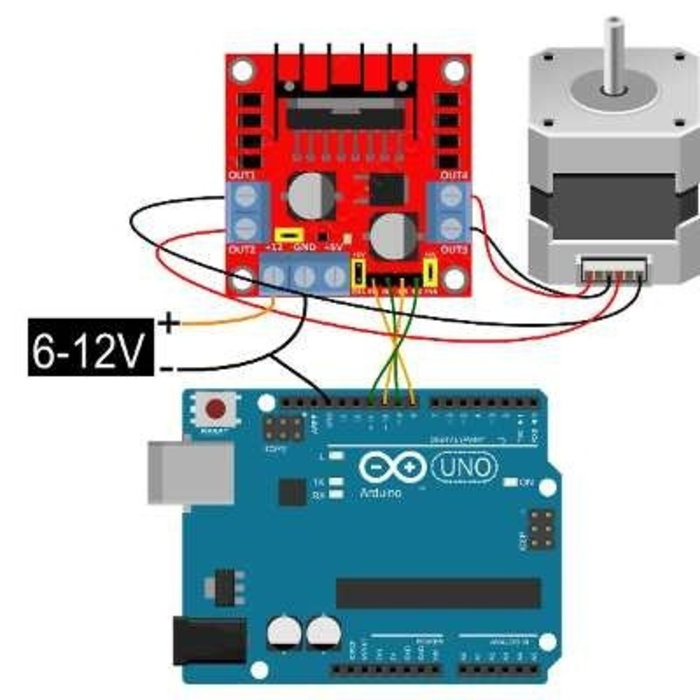 Otronic L298N Motor Driver Board Red