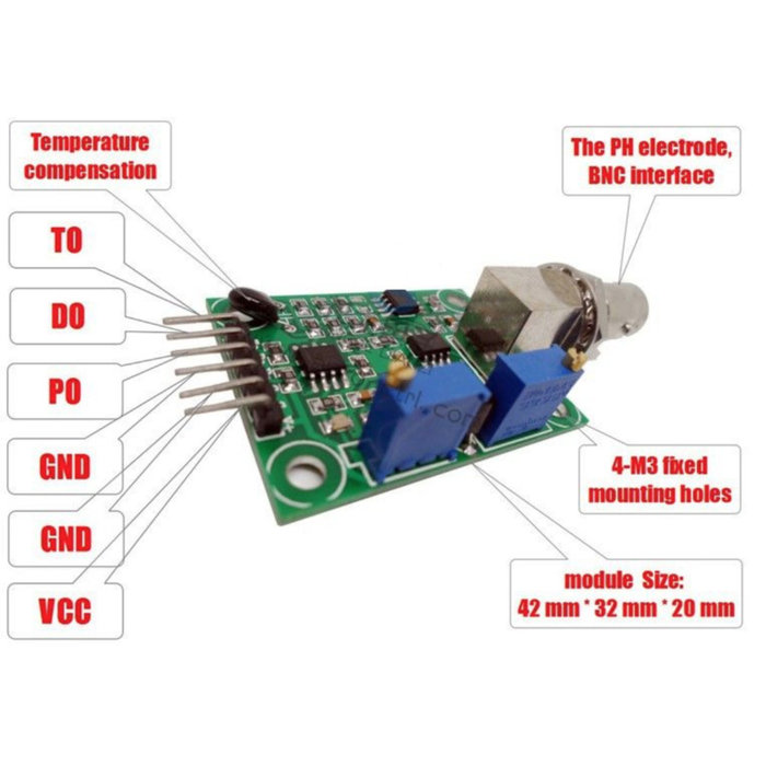 Otronic Sensor Amplifier Board/Module for Testing PH Value (pH0-14)