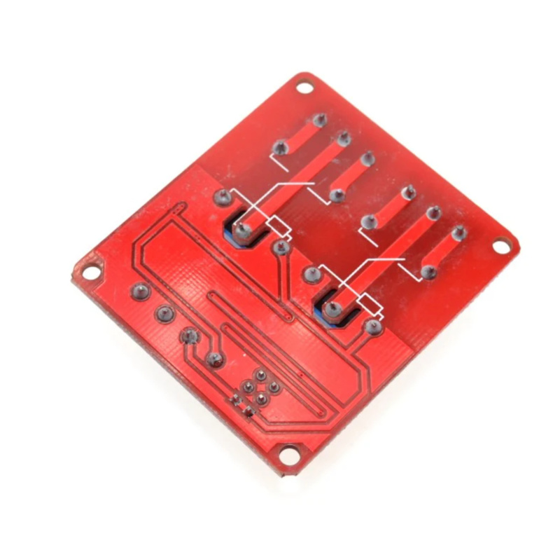 Otronic Module relais 5v 2 canaux avec bornes à vis et optocoupleur