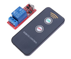 Otronic Module relais infrarouge 12V avec télécommande (pile incluse) - 1 canal