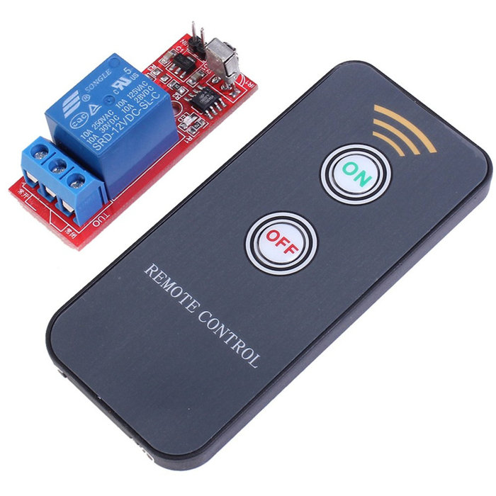 Otronic Infrared Relay Module 12V with Remote Control (incl. Battery) - 1 Channel