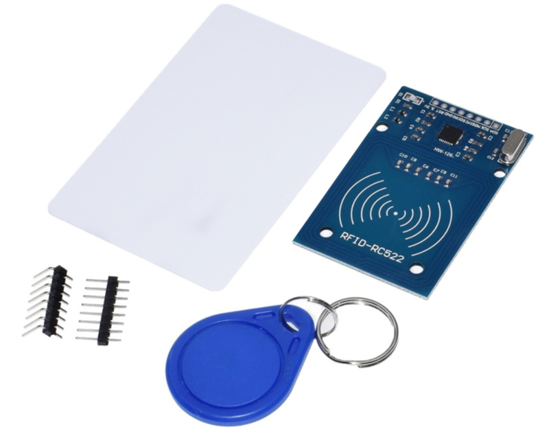 Otronic Kit RFID-RC522 NFC MFRC522 S50 Mifare avec carte RFID Fudan et porte-clés