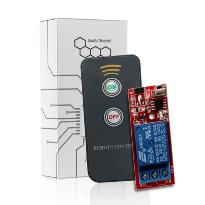 Otronic Infrarood RelaisModule 5V met Afstandsbediening (incl. Batterij) - 1 Kanaals