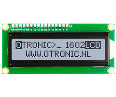 Otronic 1602 LCD gris/noir avec rétroéclairage