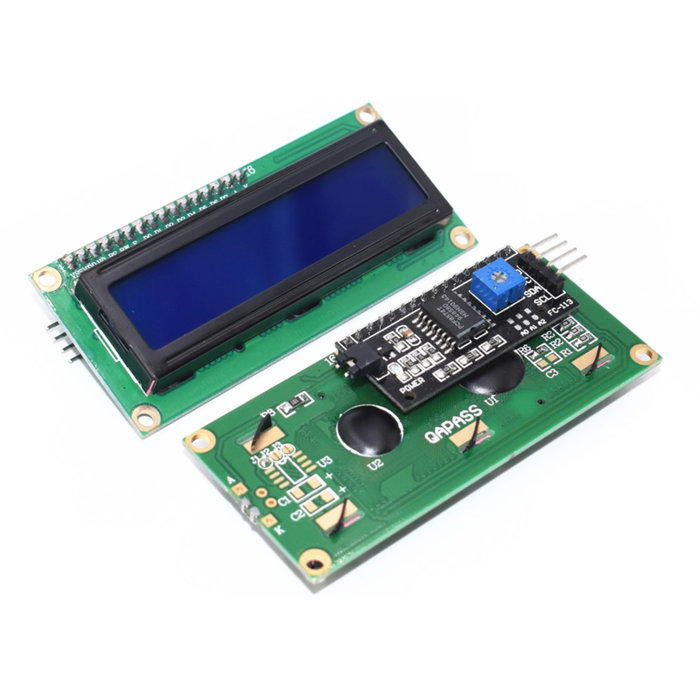 Otronic 1602 LCD blue backlight with I2C pre-soldered