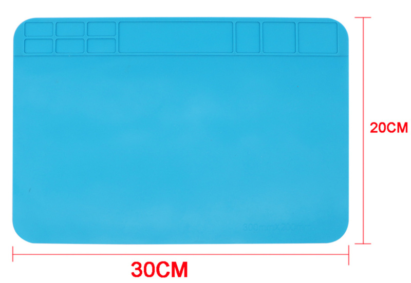 Otronic Lötmatte flexibles Silikon 30x20cm blau