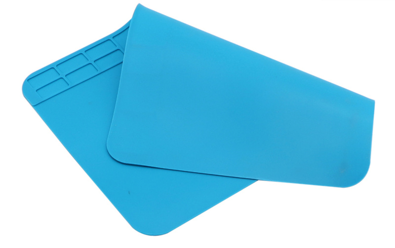 Otronic Soldeermat flexibel siliconen 30x20cm blauw