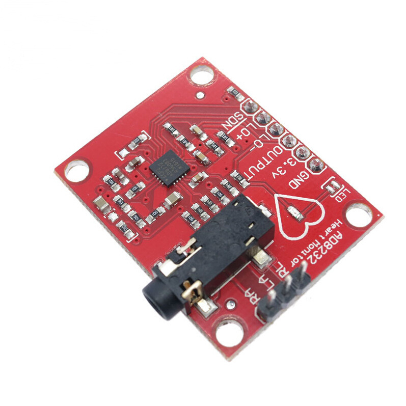 Otronic ECG Hartslag meter kit met elektroden pads AD8232