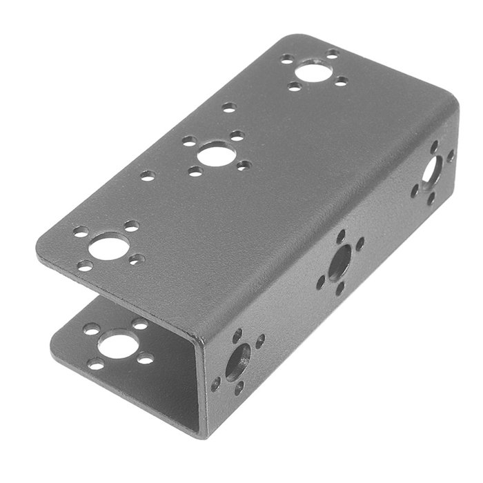 Otronic Servohalterung für Roboterarm/humanoiden Roboter – U, Schwarz, Aluminium