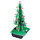 Kerstboom soldeerkit met knipperende rode, groene en gele LEDs