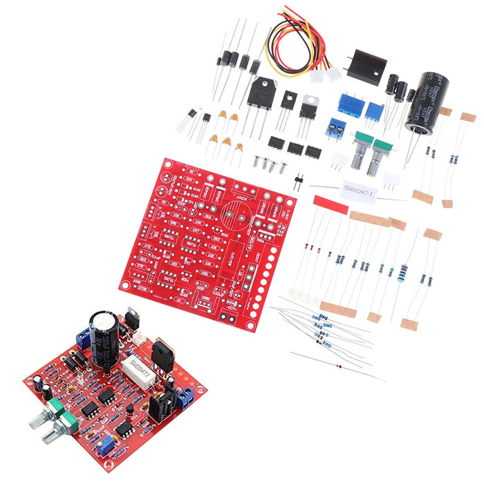 Otronic Instelbare DC-gereguleerde voedingsmodule (0 - 30 V / 2 mA - 3 A) - DIY KIT (zelf solderen)