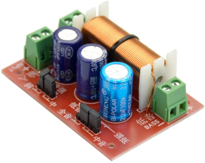 Otronic 400 W einstellbarer Höhen/Bass-2-Wege-Crossover-Filter