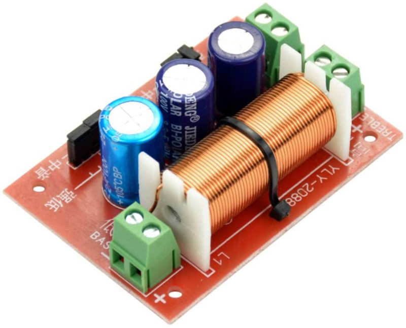 Otronic 400 W einstellbarer Höhen/Bass-2-Wege-Crossover-Filter