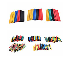 Otronic Assortment of heat shrinkable tubes 2:1 - 328 pieces, 5 colours, 8 diameters