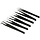 Tweezers set anti-static ESD 6-piece