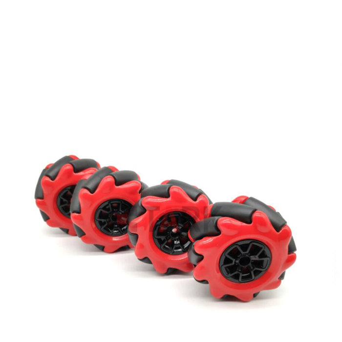 Otronic Mecanum Wheel / Omnidirectional Wheel - 60MM-K Red - Set of 4