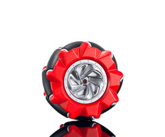 Otronic Mecanum Wiel /Omnidirectioneel Wiel - 80MM-A Rood - set van 2 wielen (1xL+1xR)