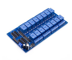 Otronic 16-kanaals relais module 12V met optocoupler