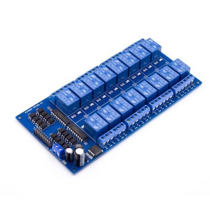 Otronic 16-channel relay module 12V with optocoupler