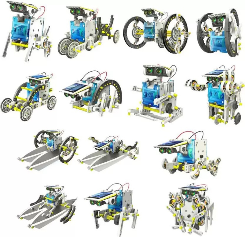 Otronic 14 in 1 Solar Robot Educational Solar Power Kit