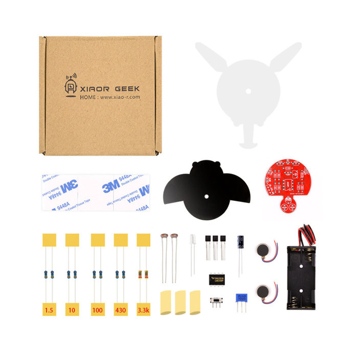 Otronic Robotcube DIY Firefly Lichtgevoelige Robot Zonder Batterij