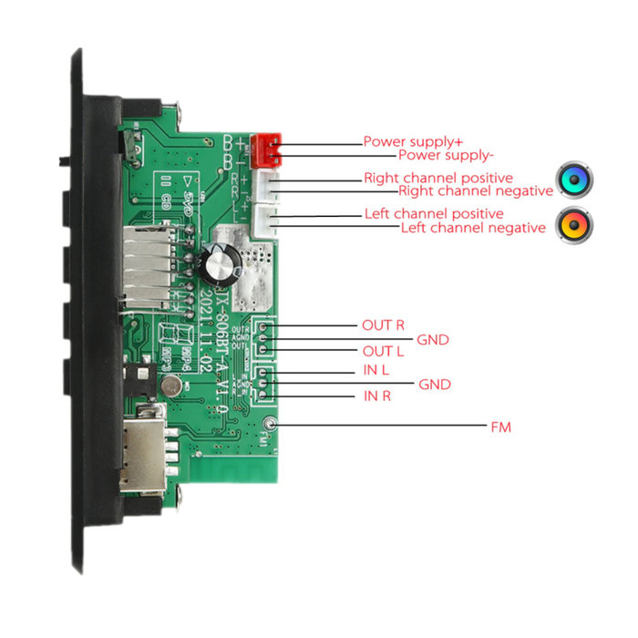 Otronic Integriertes Bluetooth MP3 FM-Modul V1.1
