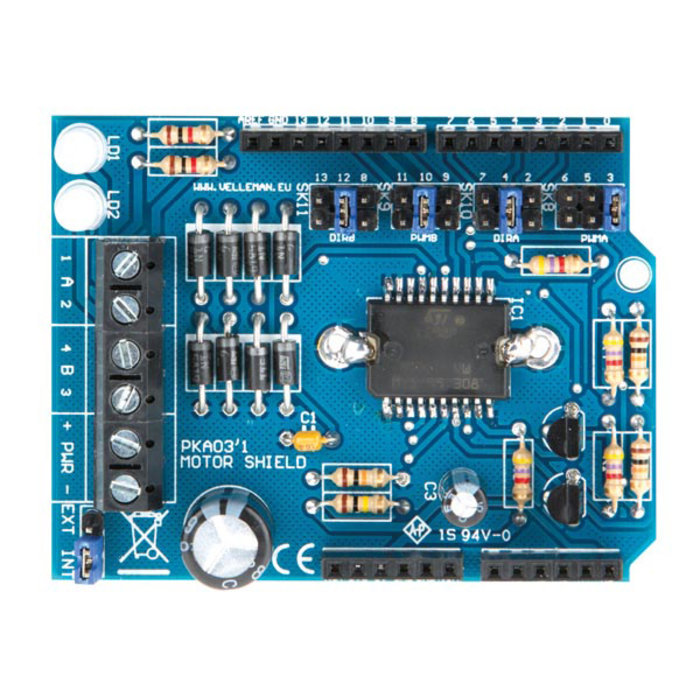 Whadda Motor & power shield voor Arduino®