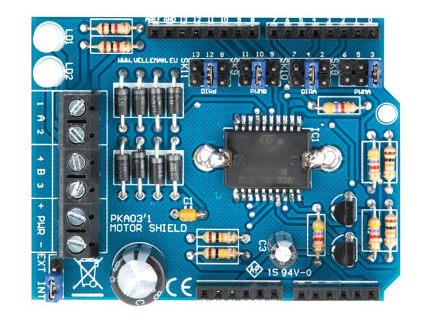 Whadda Motor & power shield voor Arduino®