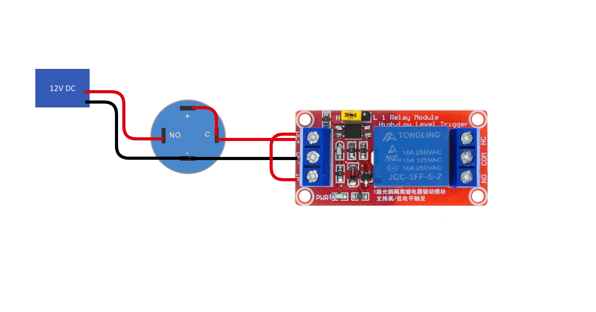 Otronic Push button | on-off self lock | 5V LED Blue | Stainless steel | 12mm