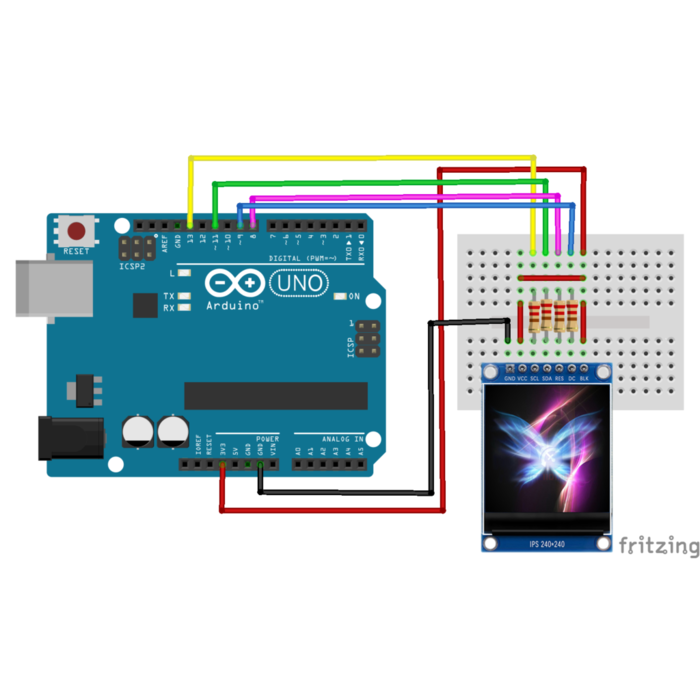 Otronic 1,3-Zoll-SPI-TFT-LCD-Display RGB (ST7789, 3,3 V)