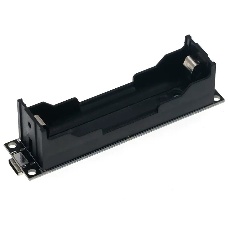 Otronic 18650 Batteriehalter mit Ladegerät und 5V Step-up-Modul (USB-C)