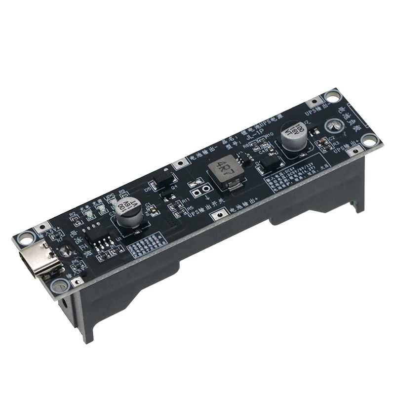 Otronic 18650 Batteriehalter mit Ladegerät und 12V Step-up-Modul (USB-C)