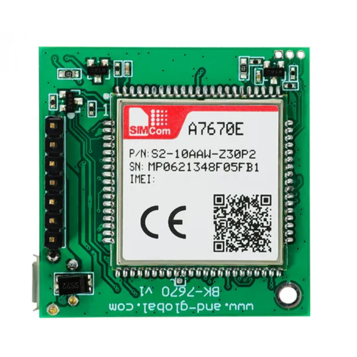 Simcom A7670 Module SIM 4G LTE Cat 1 et GPS