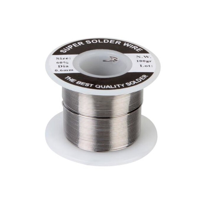 Velleman Soldeertin 0,6mm 100g Sn60% / Pb 40%