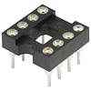 Otronic PCB 8 Way IC Socket ronde gaatjes