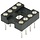 PCB 8 Way IC Socket Round Holes