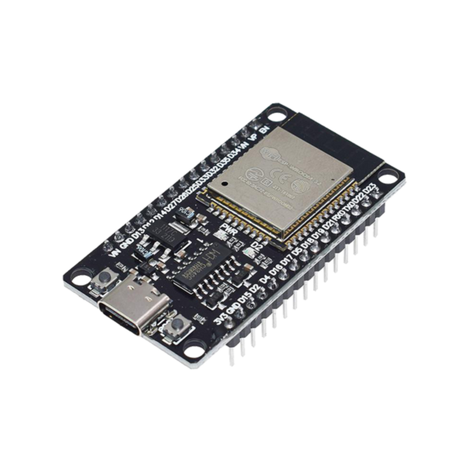Otronic Carte ESP32 USB-C WROOM 4Mb Devkit V1 avec WiFi Bluetooth et processeur Dual Core