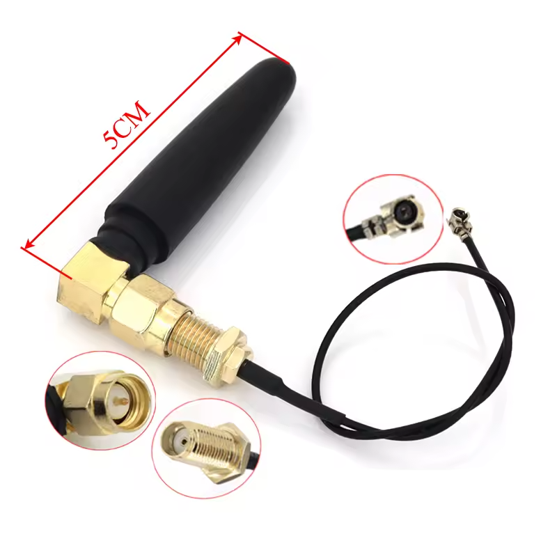 otronic Antenne LoRa 433MHz 3dBi Externe – Avec Connecteur IPEX et SMA