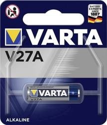 Varta Bullseye Battery V27A Alkaline 12Volt 20Mah