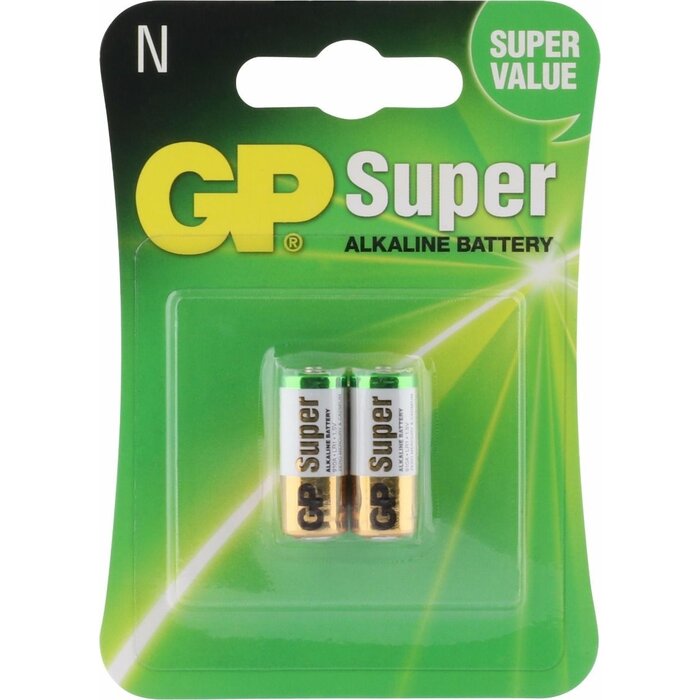 G.P Rondcell LR01 1.5V Mn9100 Bls2 Super Alkaline Batterij