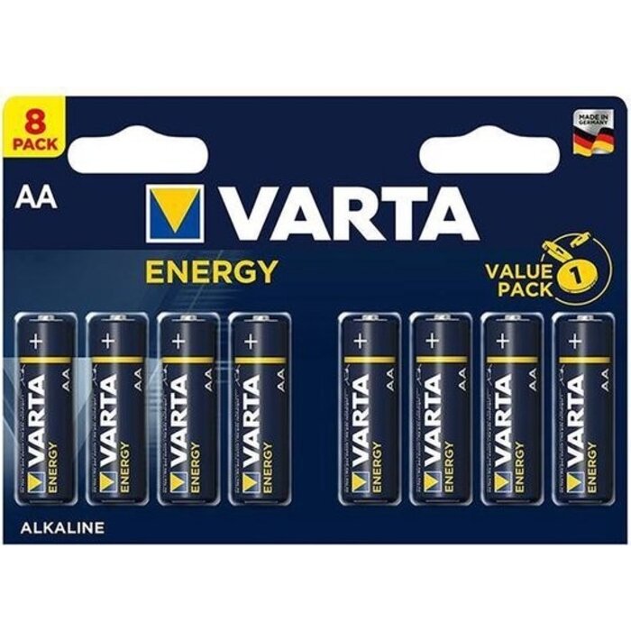 Varta Batterij Energy Alkaline AA LR6 Blister 8