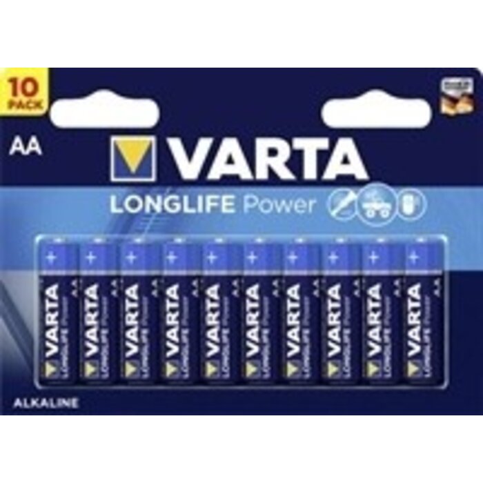 Varta Alkaline AA Batterij 1.5V - Penlite LR6 - 10 Stuks