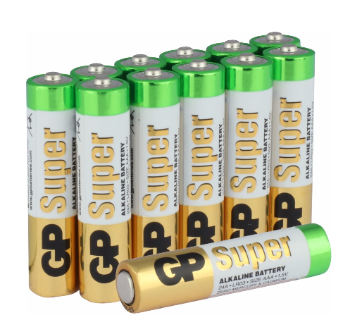 G.P. Alkaline Ultra Batterie LR03 AAA 1.5V Mini Penlite, Verpackung mit 12 Stück