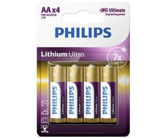 Philips Lithium Ultra AA Battery 1.5V FR6 - Durable and Reliable