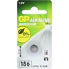 G.P Button Cell Battery LR43 186 Alkaline 1.5V