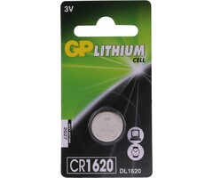 G.P. Lithium Coin Cell Battery CR1620 - 3V