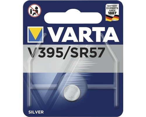 Varta Pile Bouton V395 SR57 Argent 1.55V Bls1