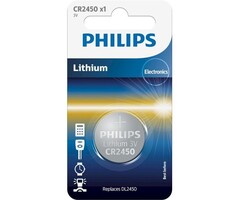 Batterie bouton Lithium CR2450 3V Philips