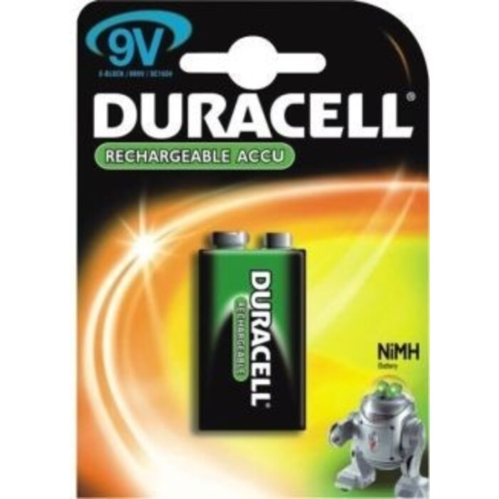 Batterie Duracell Rechargeable NIMH 9 Volt 170mAh