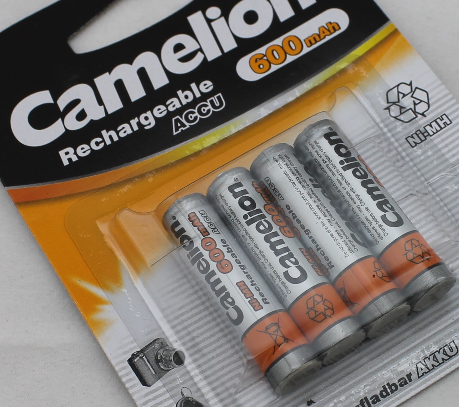 Camelion Rechargeable Battery NiMH 1.2V 600mAh AAA (Blister 4 pieces) for DECT Phones
